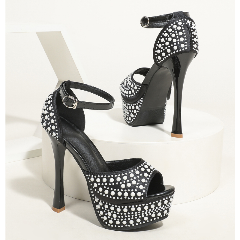 Street Fashion Shoes - Eilyken Sandal Ujung Terbuka Seksi Gaya
