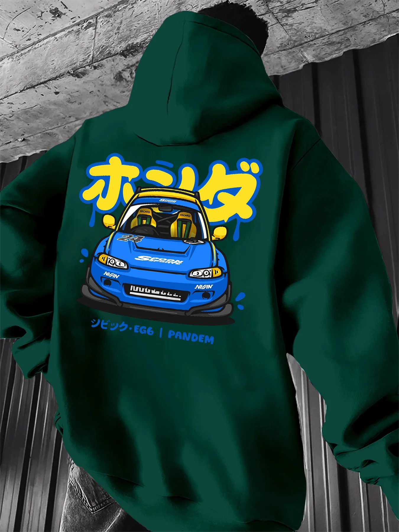 Street Fashion Culture - Hoodie Unisex Lengan Panjang dengan Cetakan
