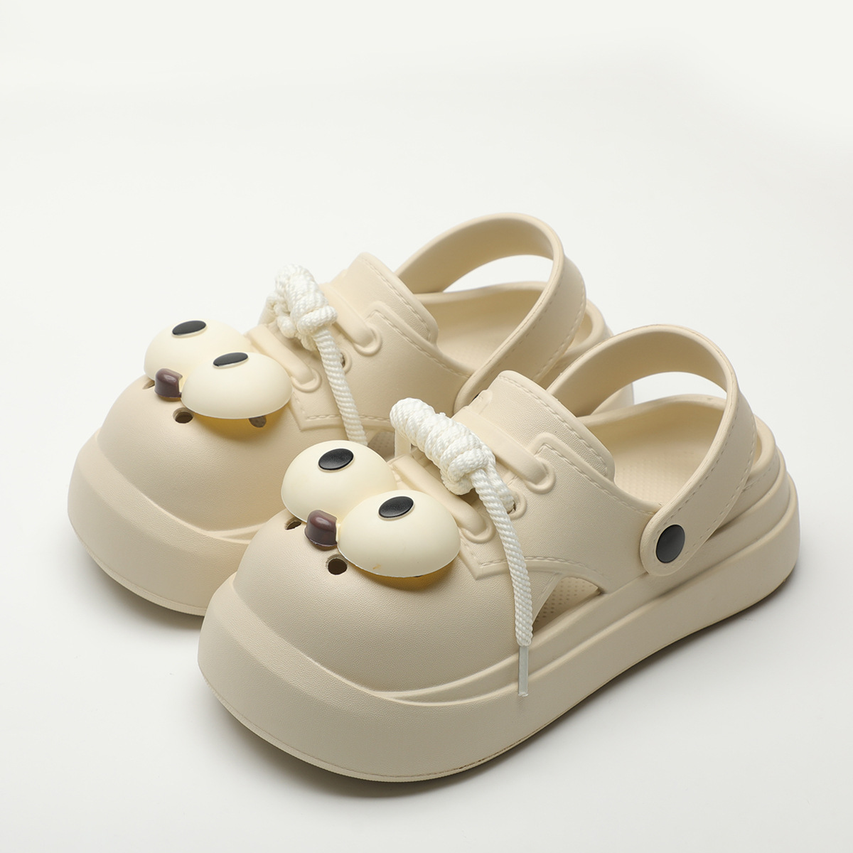 Girl Fashion Street - Sepatu Clog Fashion DIY Mata Besar
