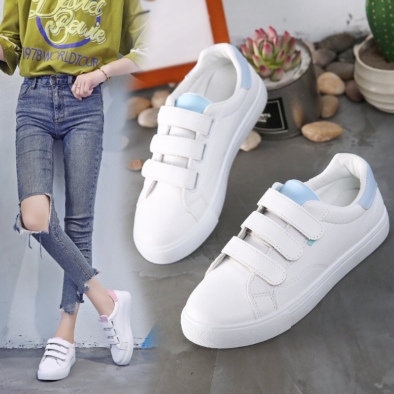 Street Fashion Ladies - Sepatu Tunggal Putih Wanita Musim Gugur
