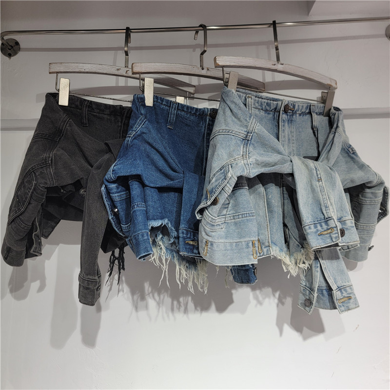 Street Fashion Jeans Women - Celana Pendek Denim Wanita Jeans Vintage