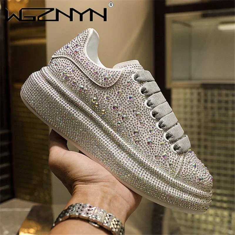 Street Fashion Brands - Sepatu Kets Berkilau Kasual Fashion Wanita