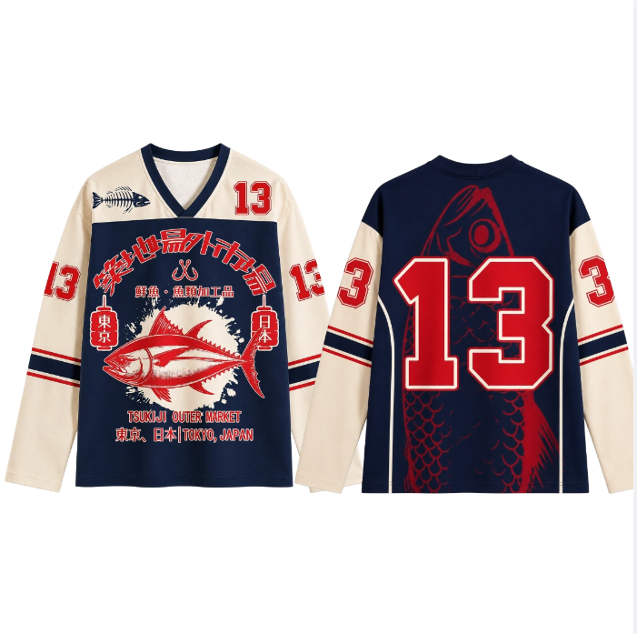 Street Fashion Tshirt - Kaos lengan panjang 3D print gaya