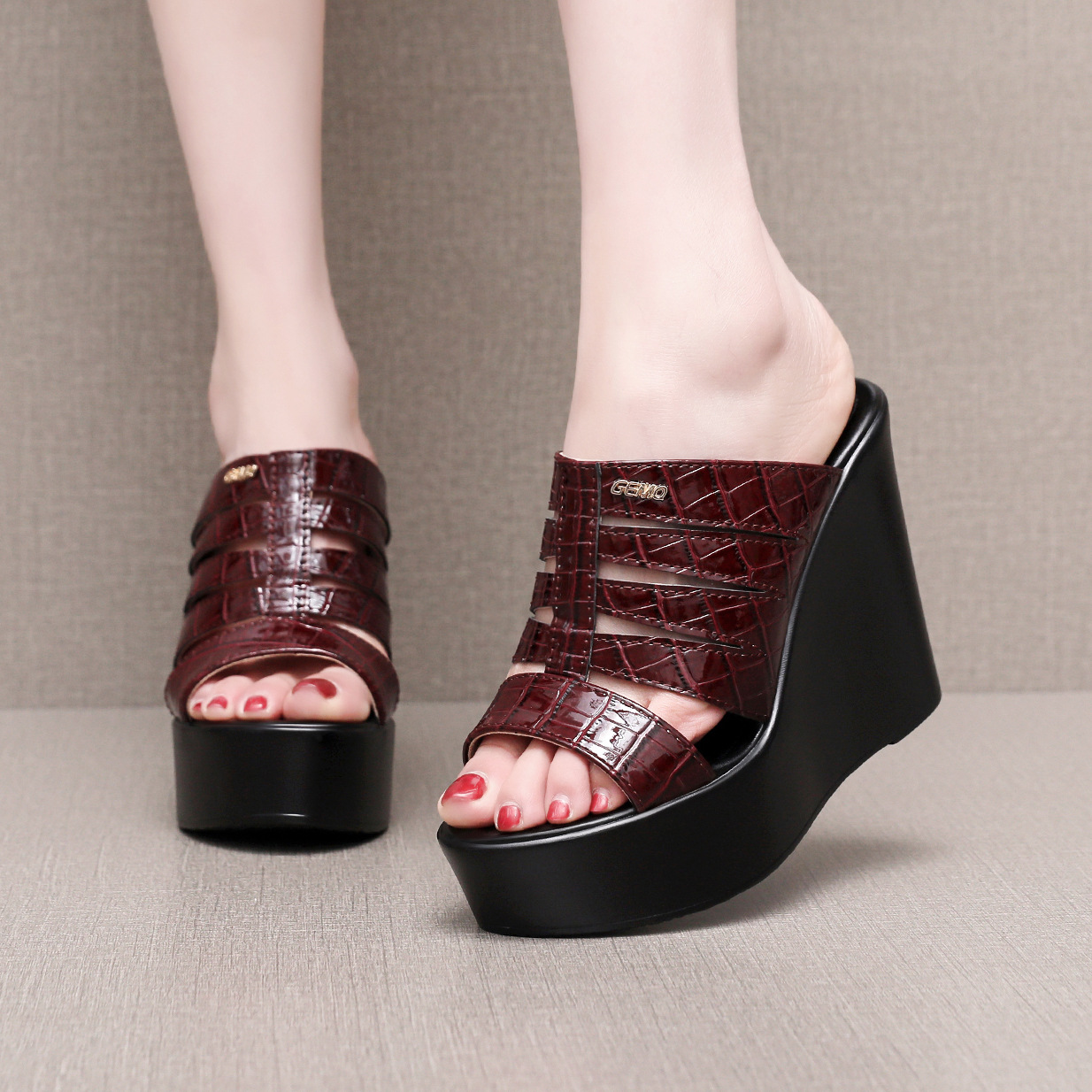 Street Fashion Clothes - Sandal kulit musim panas berkualitas tinggi