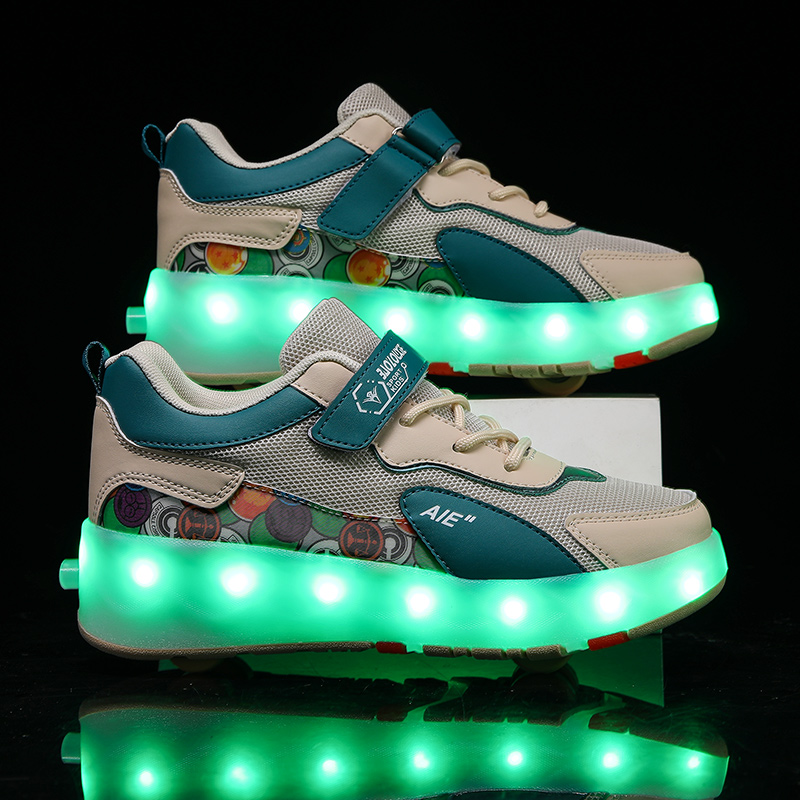 Street Fashion Shoes - Sepatu Roda Anak dengan 4 Roda,