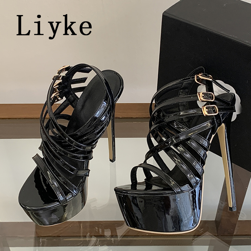 Street Fashion Ladies - Liyke Sandal Hak Tinggi Super 17CM