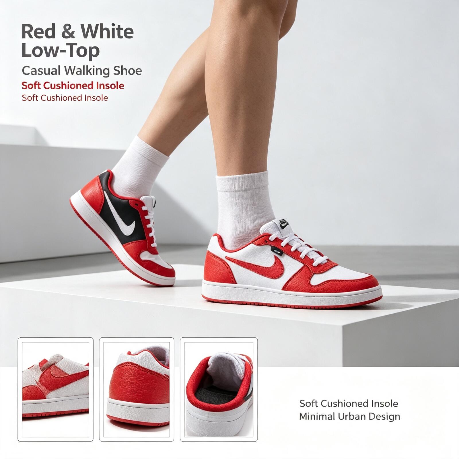 Street Fashion Nike - Sepatu Sneakers Nike Ebernon Low Prem