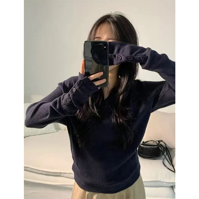 MEXZT Sweater Abu-abu Streetwe - Street Fashion In Korea ulasan dan harga