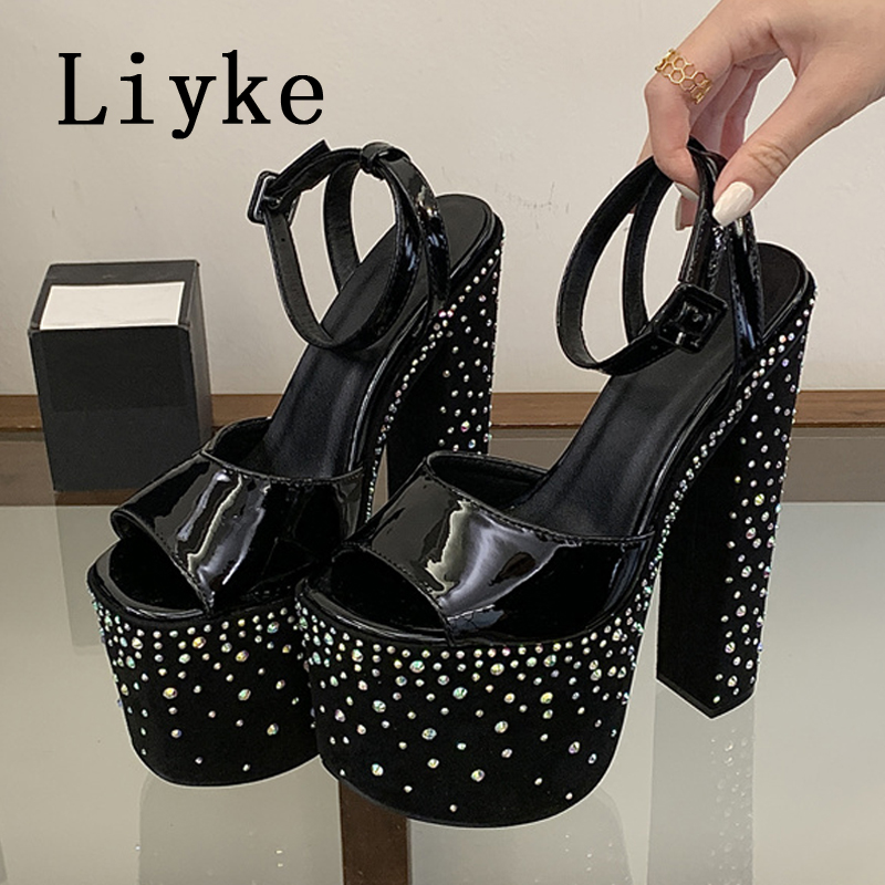 Liyke Sandal Platform Chunky H - Street Fashion Shoes ulasan dan harga
