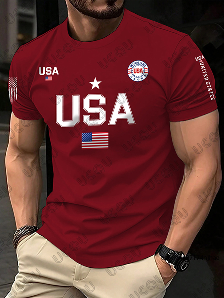 Kaus Selancar Pria Grafis Bend - Street Fashion Usa ulasan dan harga
