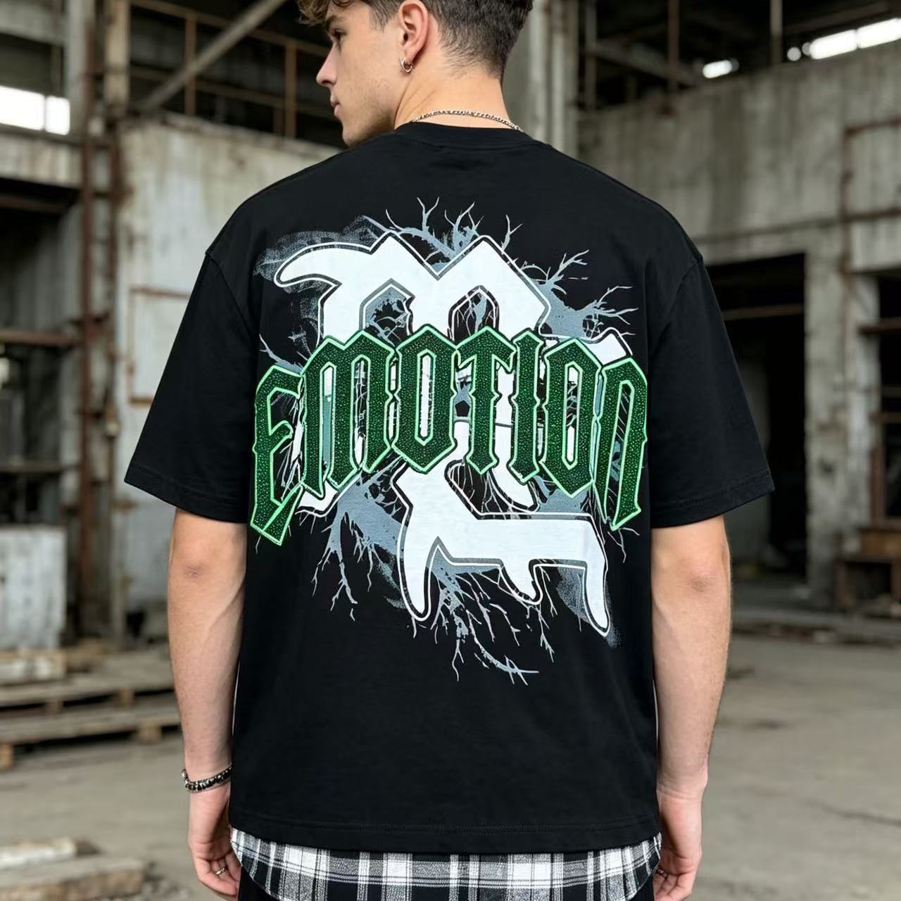 Kaos Cetak Patung Malaikat Ame - Street Fashion Culture ulasan dan harga