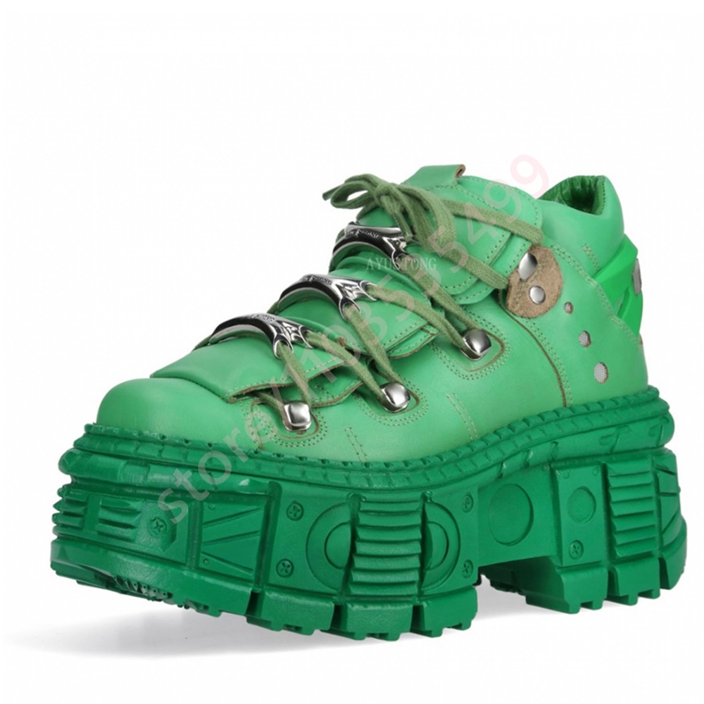 Sepatu Boots Pendek Punk Rivet - Street Fashion Y2K ulasan dan harga