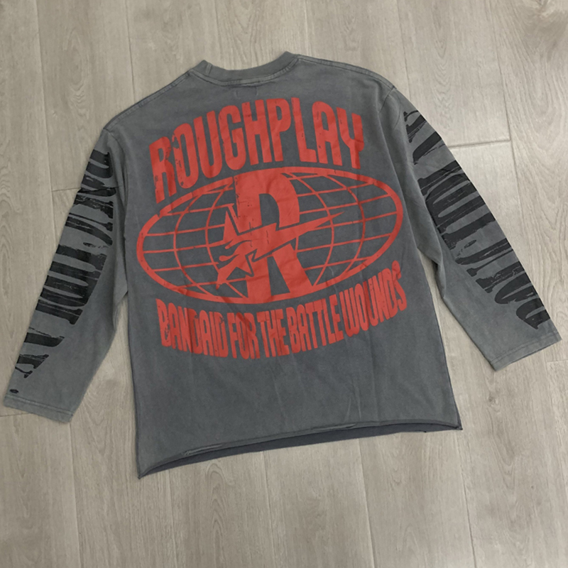 26SS Kaos Lengan Panjang Kasua - Street Fashion Hip Hop ulasan dan harga