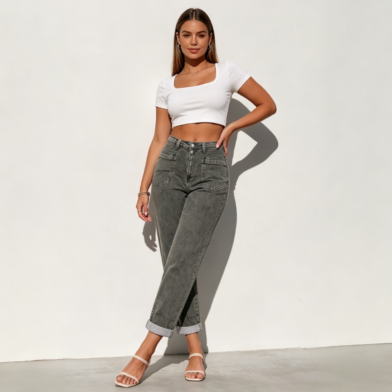 Celana Jeans Wanita Ukuran Bes - Street Fashion Jeans Women ulasan dan harga