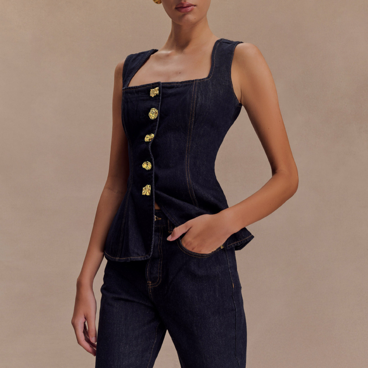 Set Celana Denim Musim Panas W - Street Fashion Jeans Women ulasan dan harga