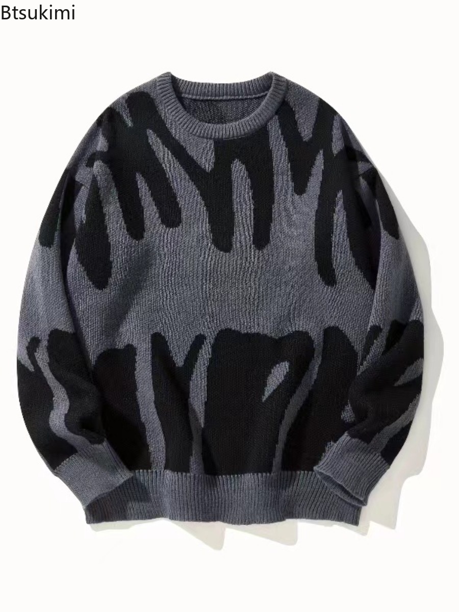 Sweater Rajut Pria Korea Model - Street Fashion In Korea ulasan dan harga