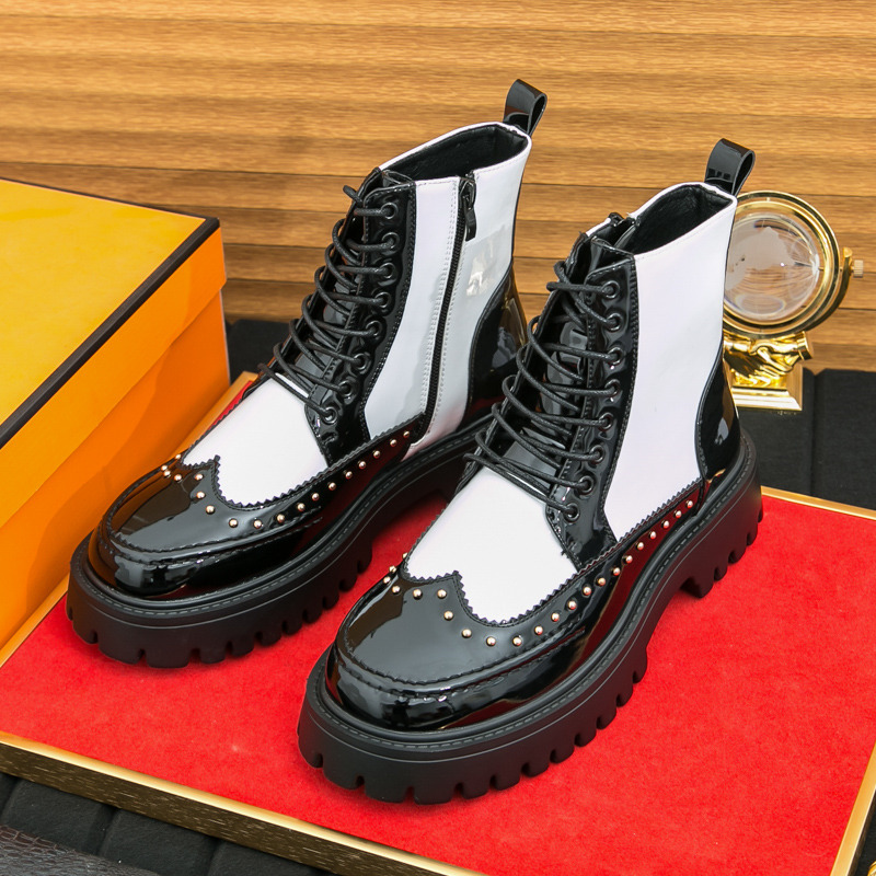 Sepatu Boots Pria Model Rivet, - Parade Fashion Street ulasan dan harga