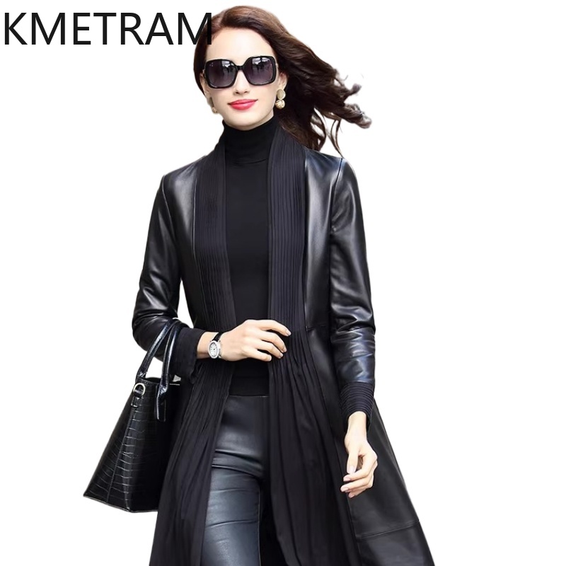 KMETRAM Jaket Kulit Wanita 100 - Street Fashion Fall 2025 ulasan dan harga