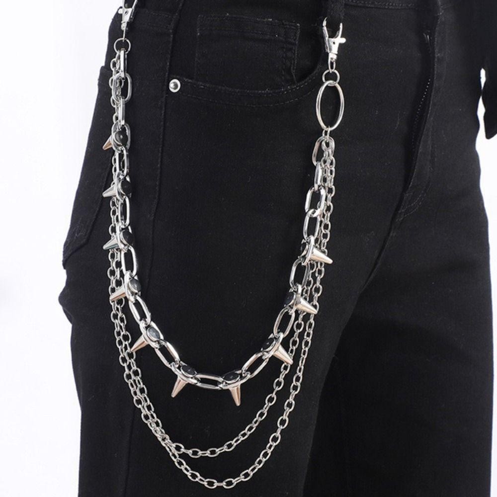 Rantai Pinggang Unisex Hip Hop - Street Fashion Jeans Women ulasan dan harga