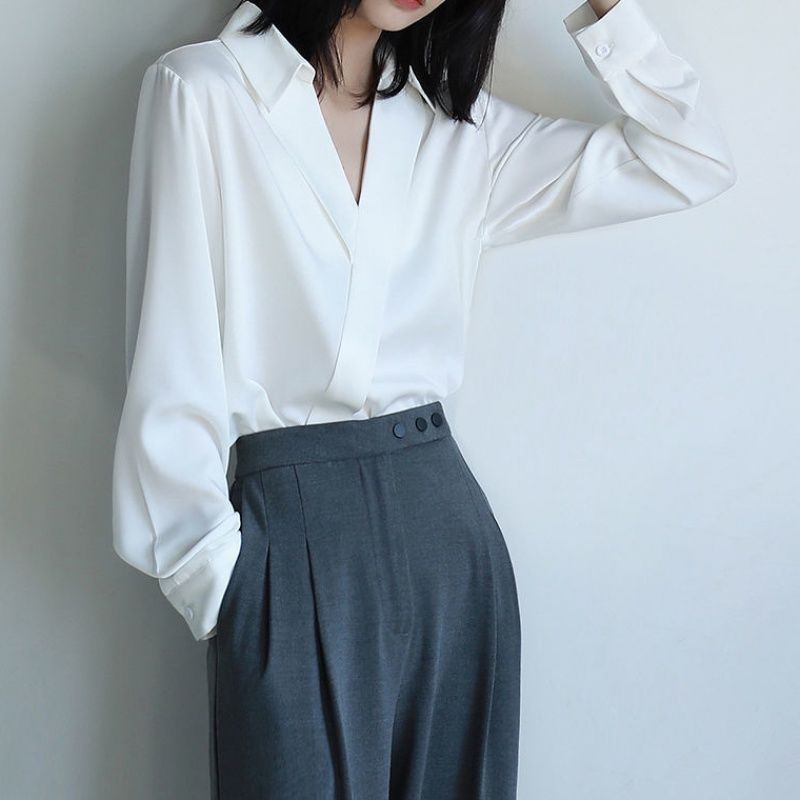 Gidyq blus sifon wanita, atasa - Street Fashion In Korea ulasan dan harga