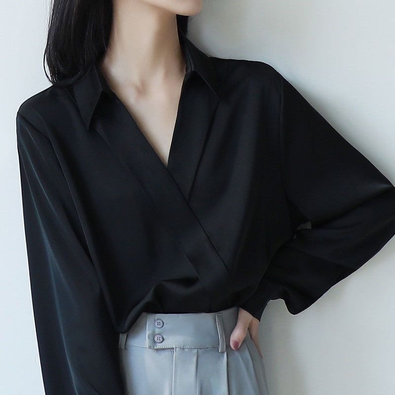 Gidyq blus sifon wanita, atasa - Street Fashion In Korea ulasan dan harga