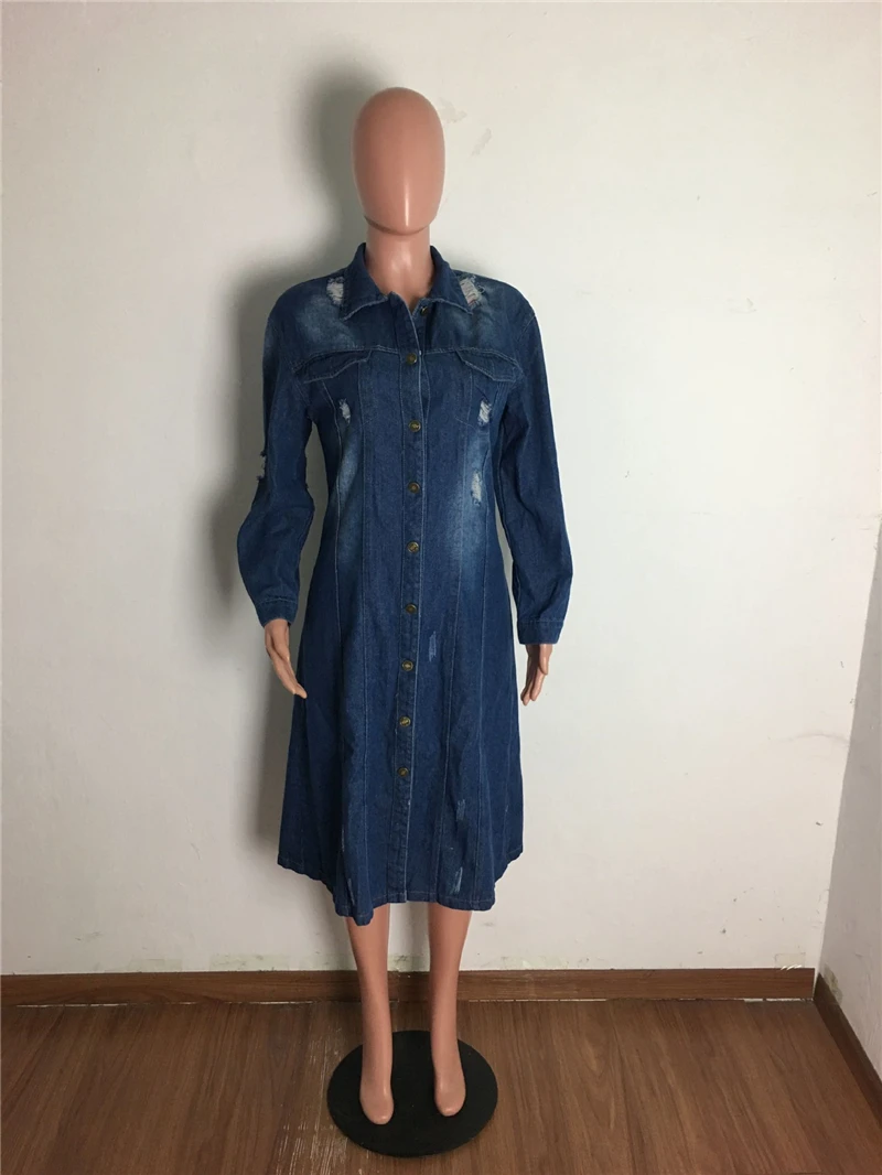 Jaket Denim panjang musim ding - Street Fashion Jeans Women ulasan dan harga