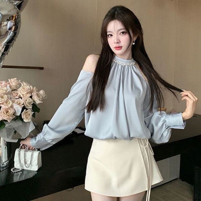 Blus manis musim semi untuk wa - Street Fashion In Korea ulasan dan harga