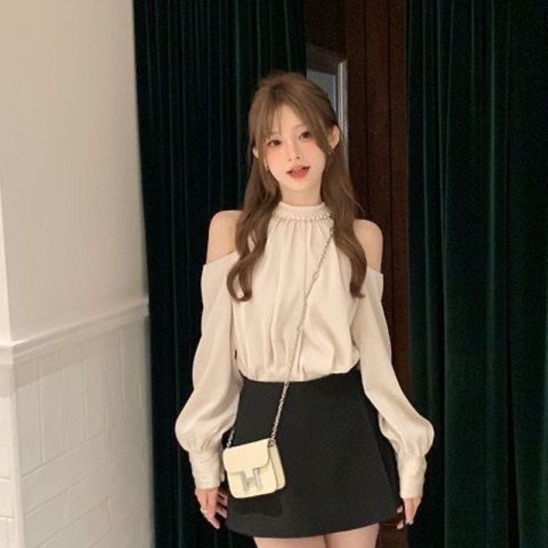 Blus manis musim semi untuk wa - Street Fashion In Korea ulasan dan harga