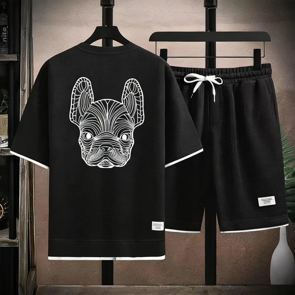 Setelan Kaos Lengan Pendek dan - Street Fashion Clothes ulasan dan harga