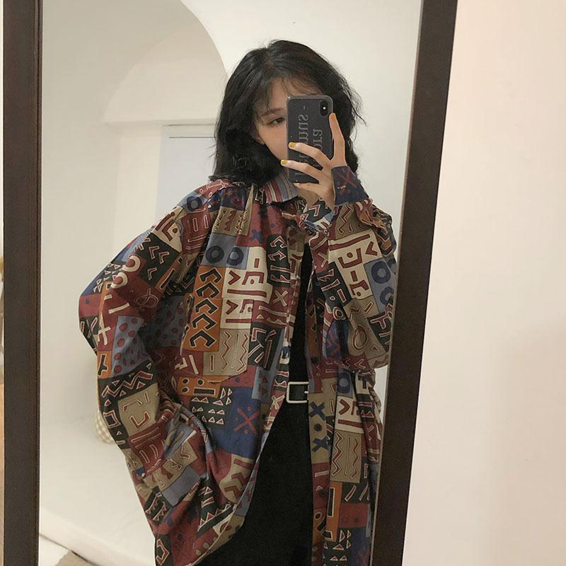 Blus Harajuku wanita, atasan k - Street Fashion In Korea ulasan dan harga