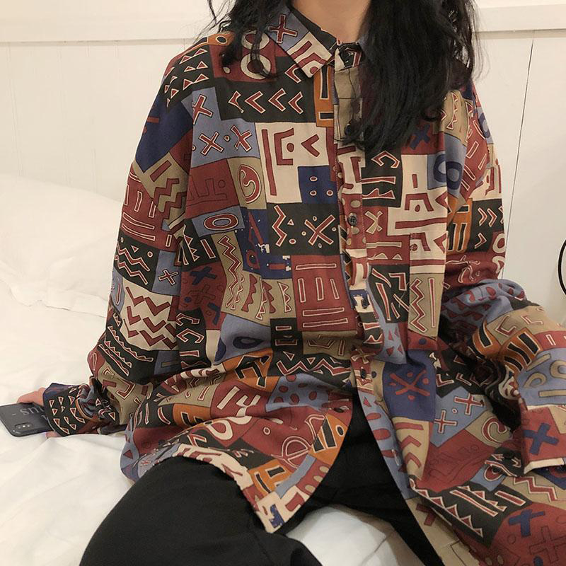 Blus Harajuku wanita, atasan k - Street Fashion In Korea ulasan dan harga