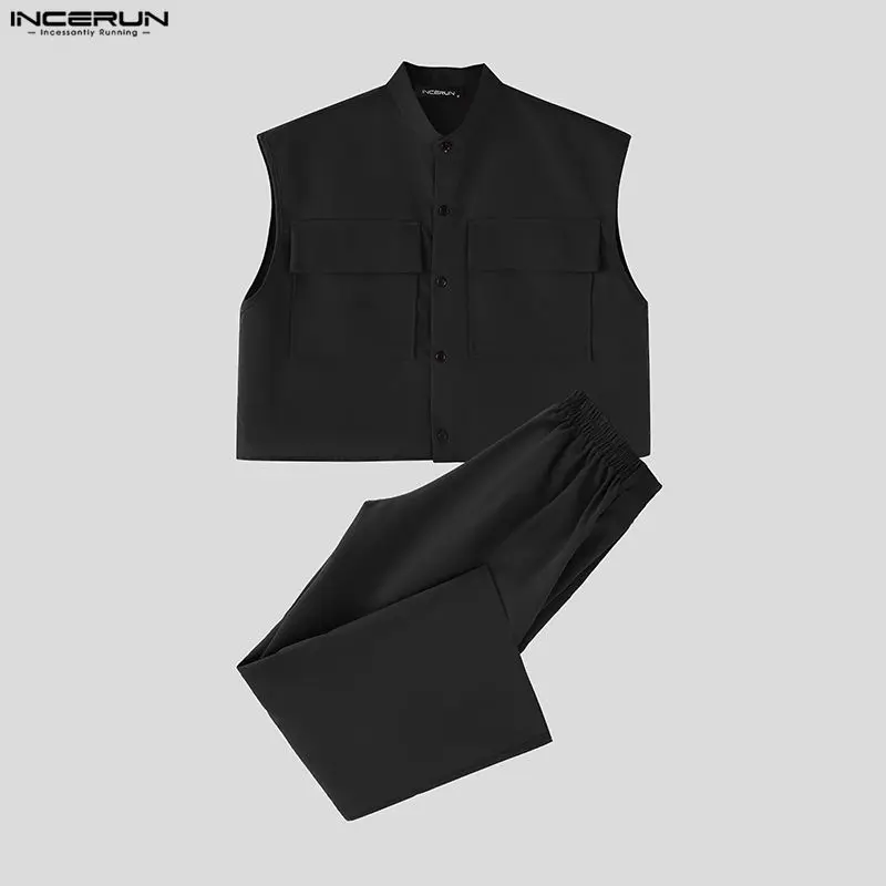 INCERUN Set Pria Atasan Crop T - Street Fashion Clothes ulasan dan harga