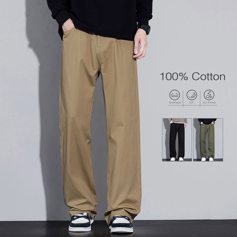 Celana Panjang Pria Katun 100% - Street Fashion In Korea ulasan dan harga