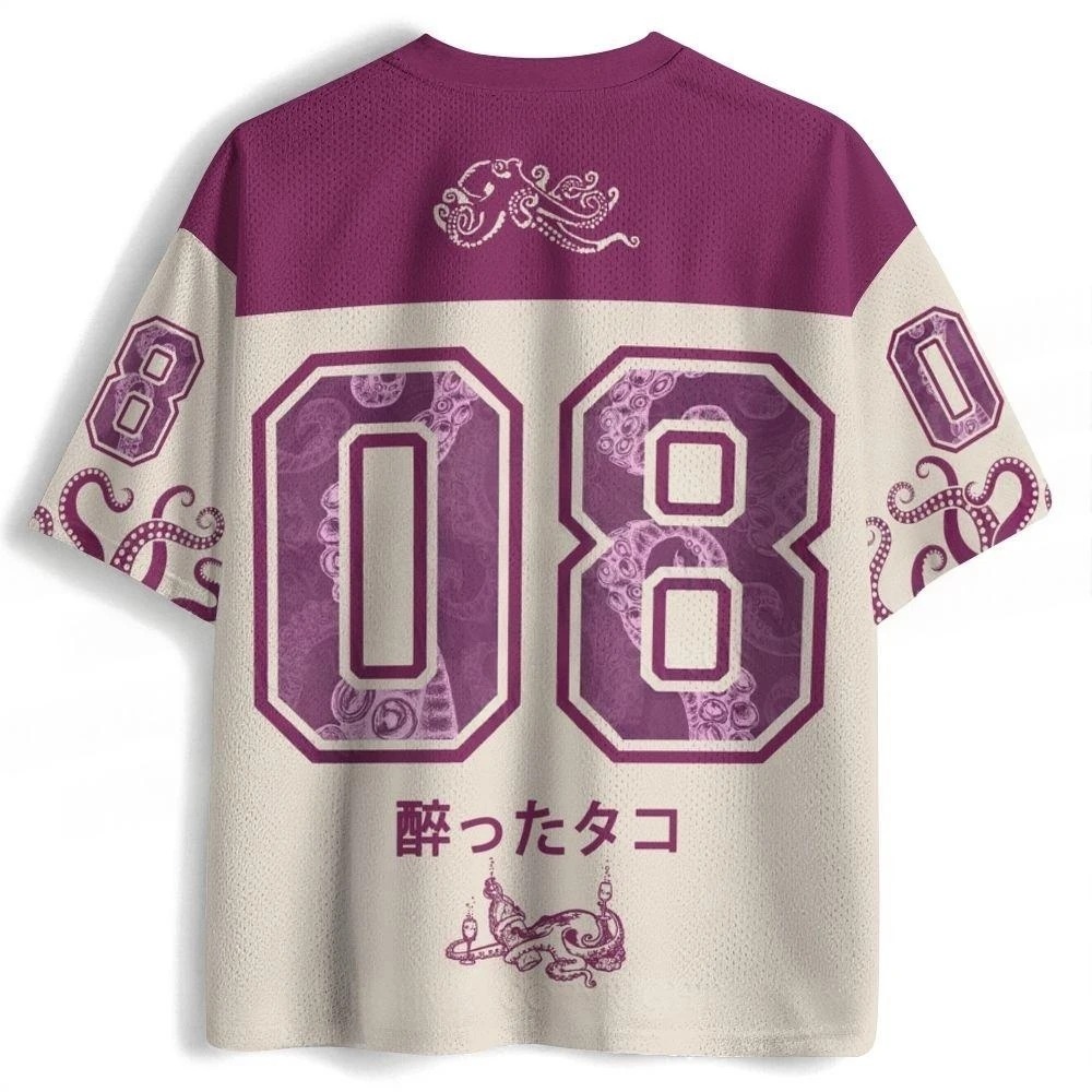 Kaos V-neck Pria Motif Gurita  - Street Fashion Osaka ulasan dan harga
