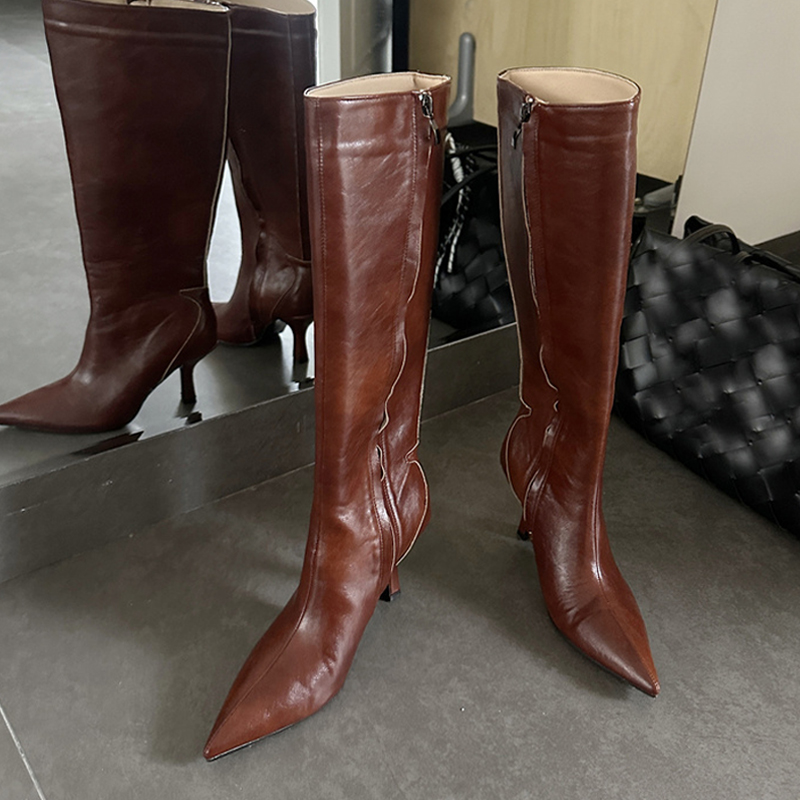 Liyke Sepatu Bot Setinggi Lutu - Street Fashion Ladies ulasan dan harga