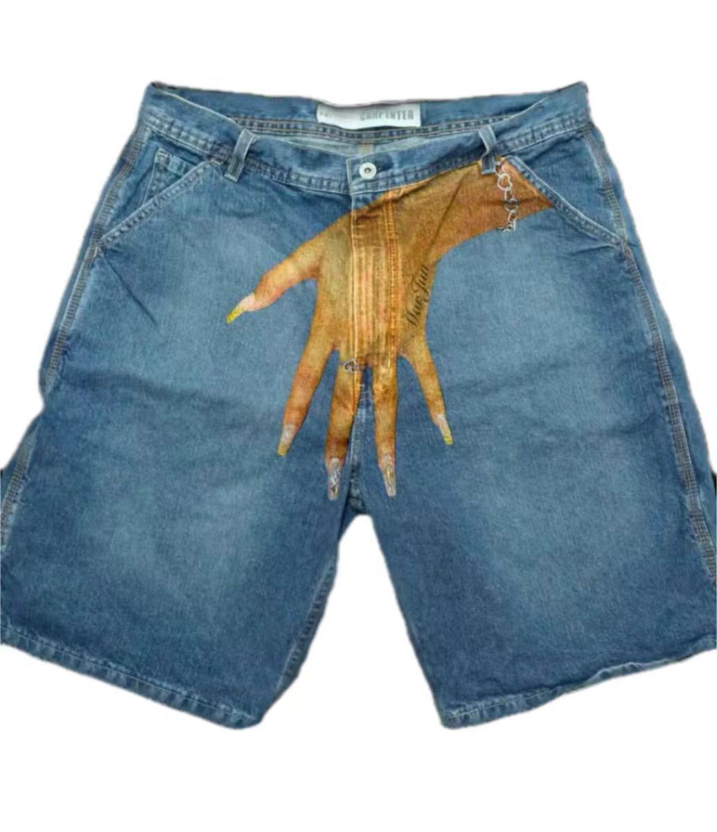 Deeptown Y2k Celana Pendek Den - Street Fashion Jeans Women ulasan dan harga