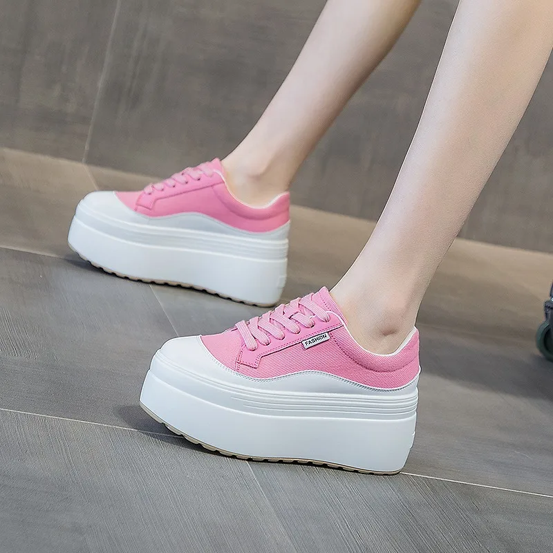 8cm baru kanvas kulit asli wan - Street Fashion Ladies ulasan dan harga