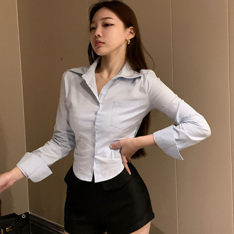 Gidyq atasan crop seksi wanita - Street Fashion In Korea ulasan dan harga