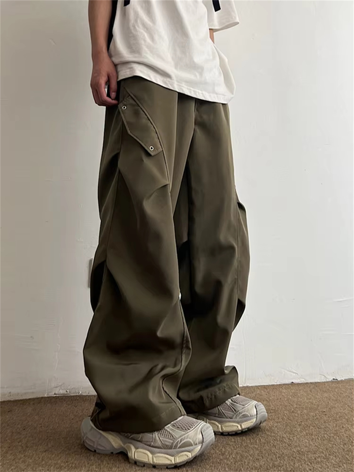Celana Kargo Parasut Techwear  - Street Fashion In Korea ulasan dan harga