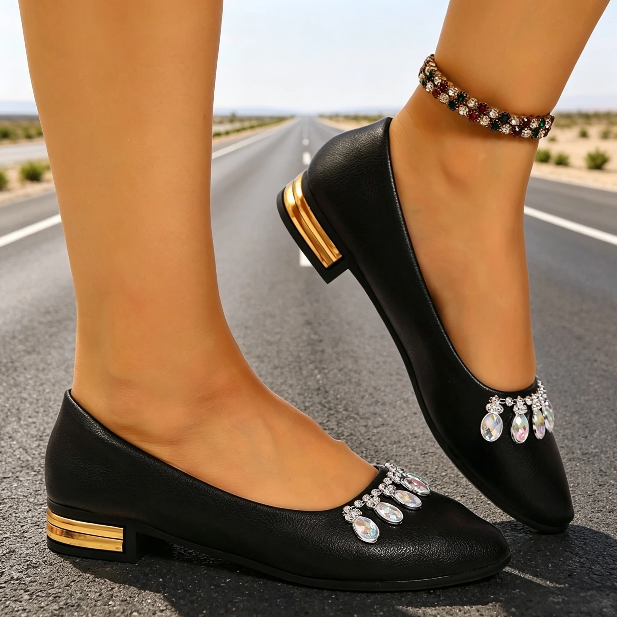 Sepatu Balet Wanita Model Poin - Street Fashion Shoes ulasan dan harga