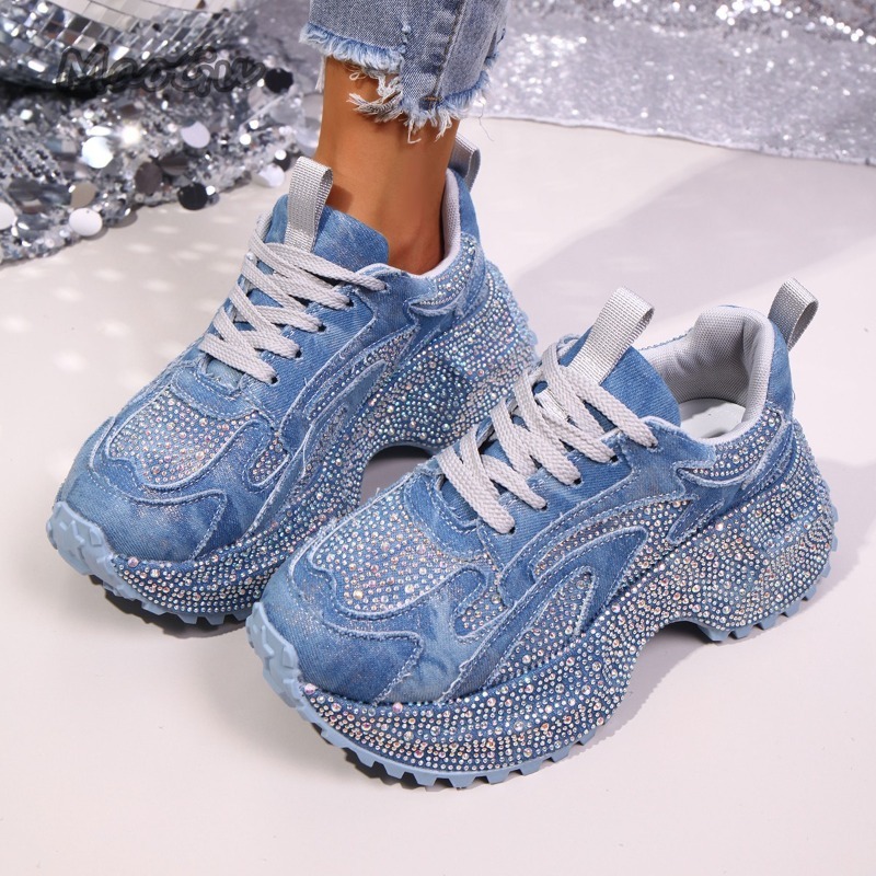 Sepatu Sneakers Wanita Bertabu - Street Fashion Ladies ulasan dan harga