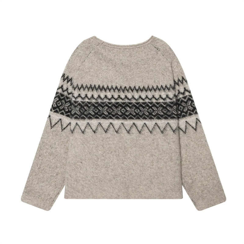 Sweter Rajut Pola Fair Isle Be - Street Fashion Look ulasan dan harga