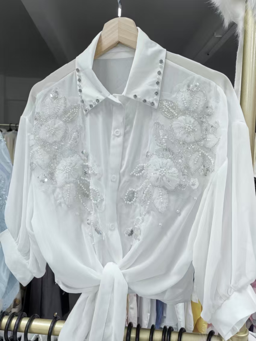 Kemeja Blus Tabir Surya Musim  - Street Fashion In Korea ulasan dan harga