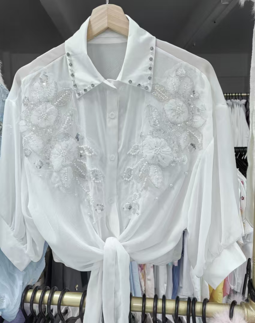 Kemeja Blus Tabir Surya Musim  - Street Fashion In Korea ulasan dan harga