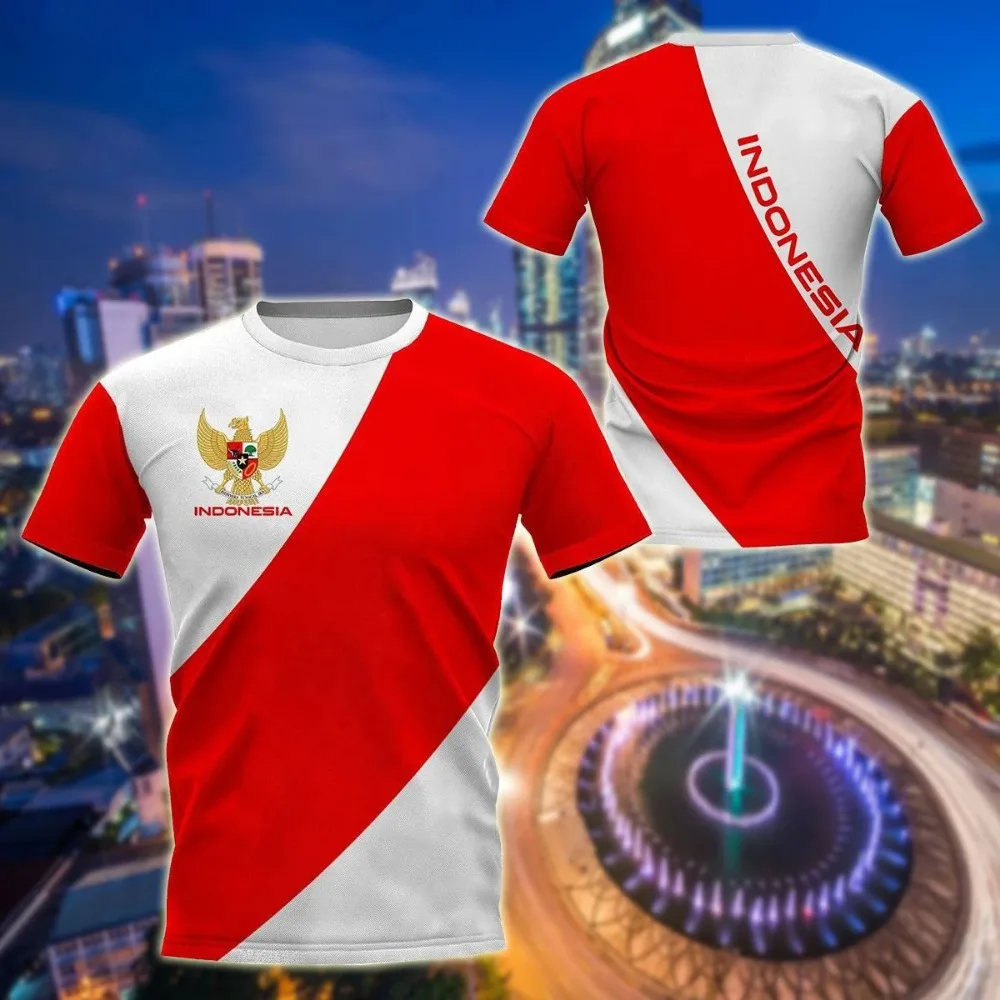 Kaus motif Heraldic bendera In - Street Fashion Usa ulasan dan harga