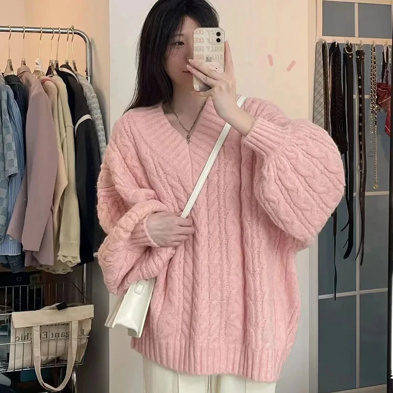 Fanan Sweater kebesaran wanita - Street Fashion In Korea ulasan dan harga