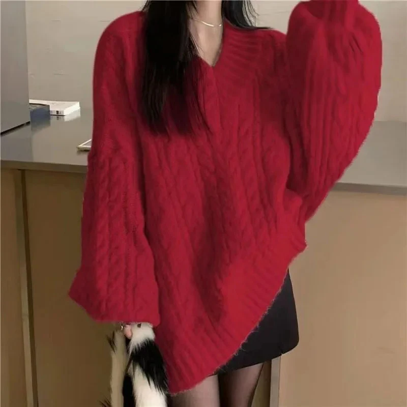 Fanan Sweater kebesaran wanita - Street Fashion In Korea ulasan dan harga