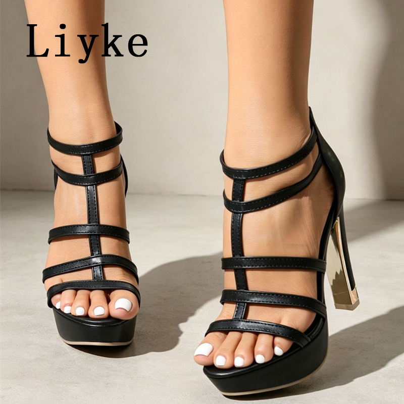 Liyke Sandal Platform Wanita M - Street Fashion Shoes ulasan dan harga