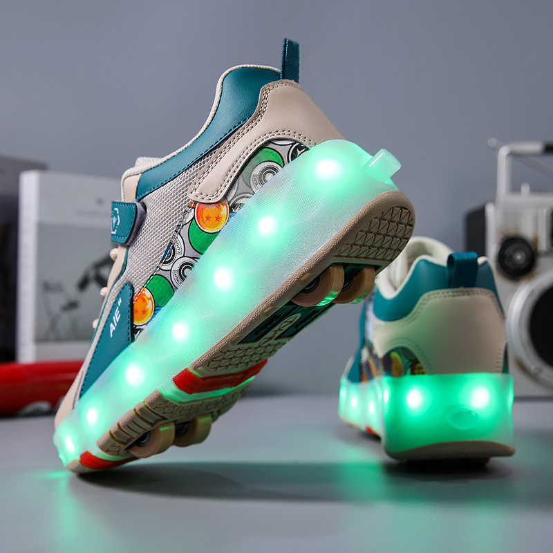 Sepatu Roda Anak dengan 4 Roda - Street Fashion Shoes ulasan dan harga