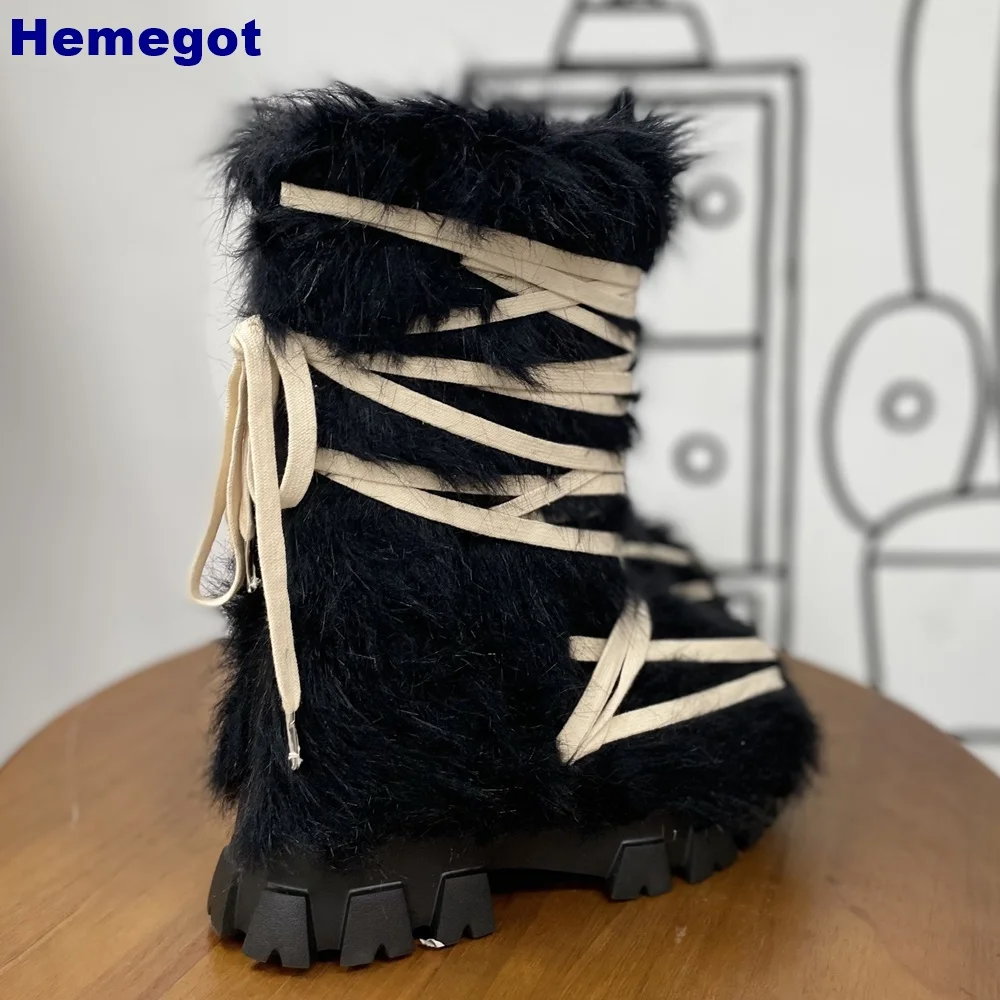 Sepatu Bot Wanita Hitam Berbul - Street Fashion Y2K ulasan dan harga